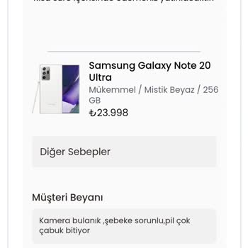 Getmobil'den Aldığım Telefonun Sorunları Ve İade Süreci