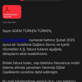 Yanlış Fatura Bilgileriyle Dolu Mail Kutusu
