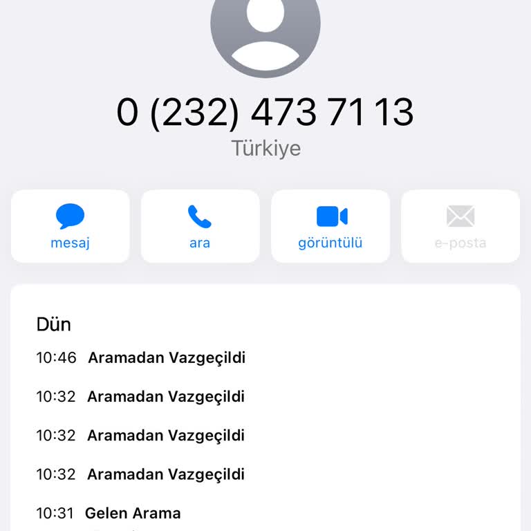 Bilinmeyen Numaradan Gelen Şüpheli Arama Hakkında Uyarı