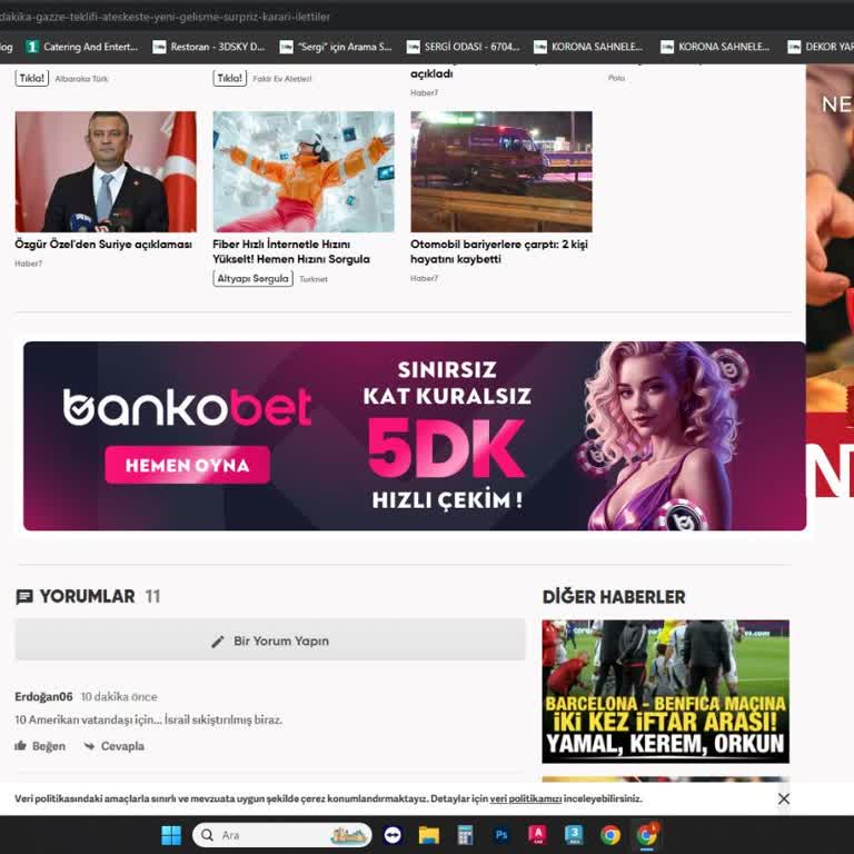 Haber7.com Haber Sitesinde Yasadışı Bahis Reklamları Şoku