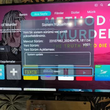 Sürekli Yükseltme İsteğiyle Kullanılamayan Smart TV