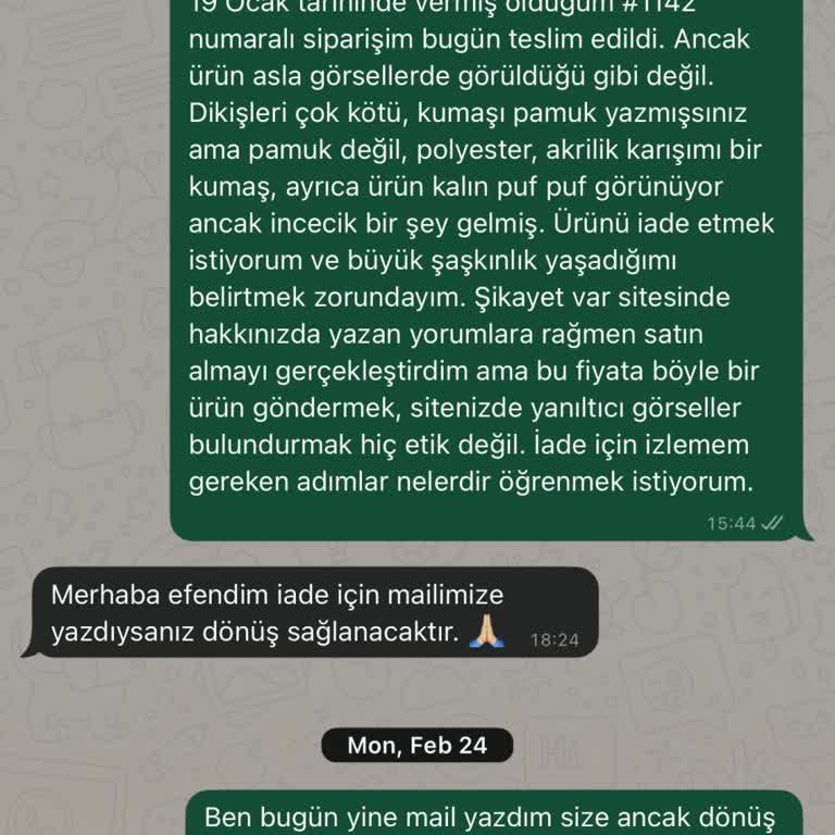 Yanıltıcı Ürün Görseli Ve İletişim Sorunları