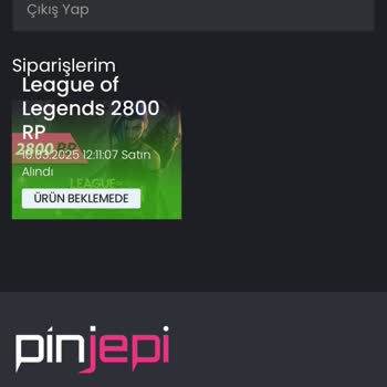 League Of Legends RP Kodu Teslim Edilmiyor