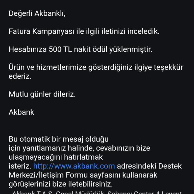 Akbank'ın Kampanya Sözüne Güven Olmaz