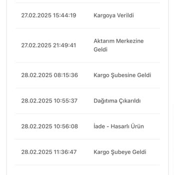 Kargo Mağduriyeti Ve İletişim Sorunları