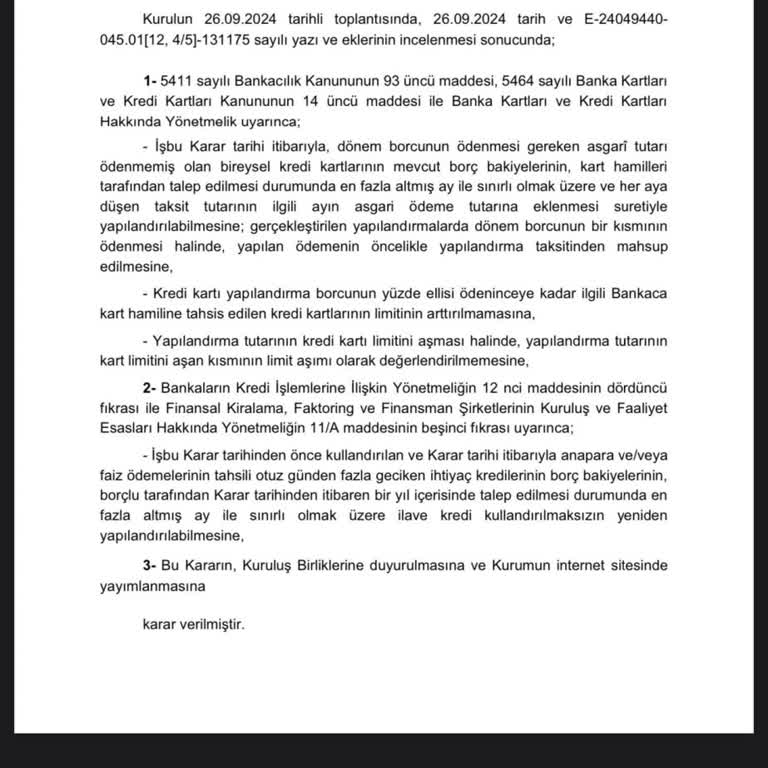 İşsizken Borç Yapılandırma Talebime Ret Cevabı