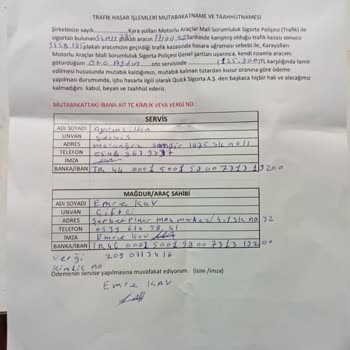 Quik Sigorta'nın Eksik Ödeme Sorunu