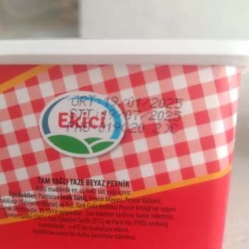 Ekici Peynirlerinde Paketleme Ve Tat Sorunu