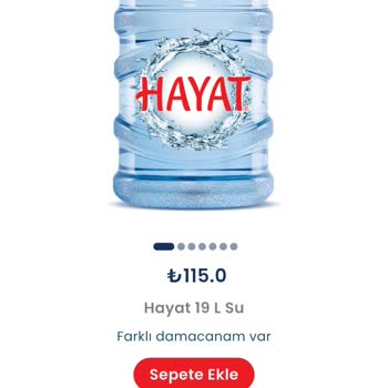 Yanlış Damacana Seçeneği Ve Teslimat Sorunu