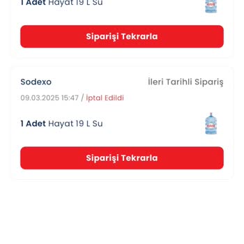 Yanlış Damacana Seçeneği Ve Teslimat Sorunu