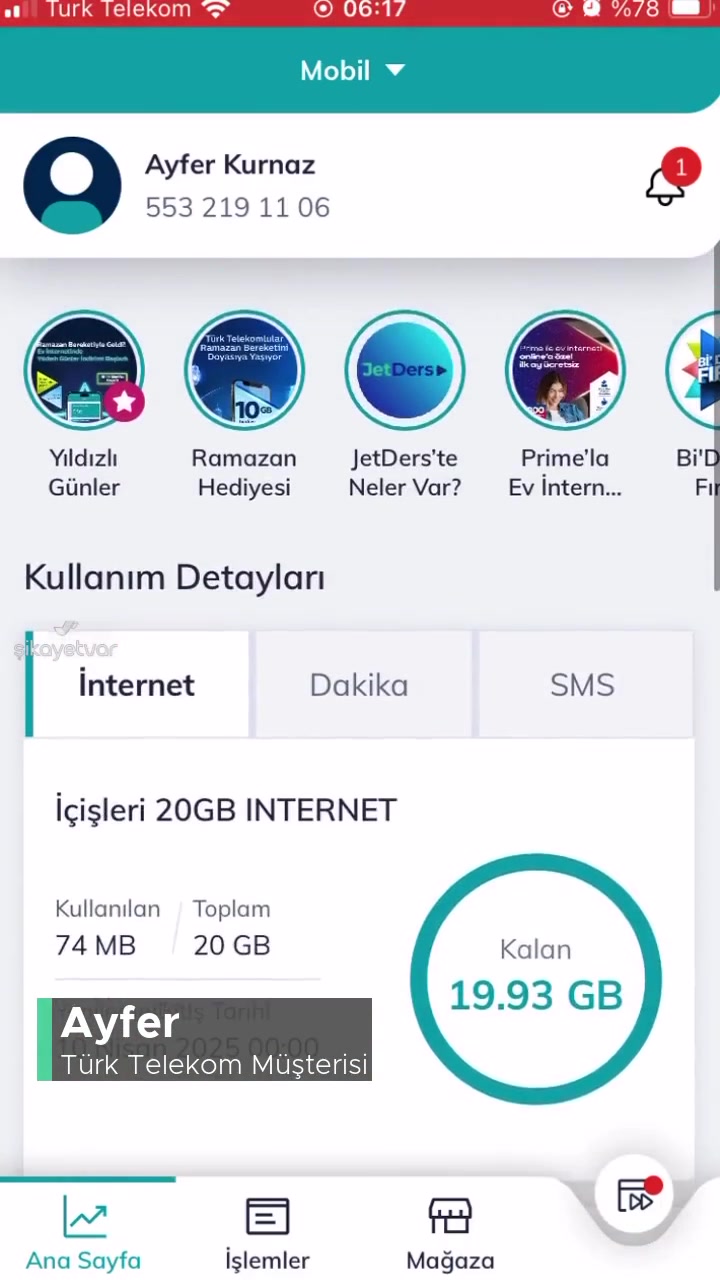 Türk Telekom Uygulamasında Taahhüt Hatası videonun kapak resmi