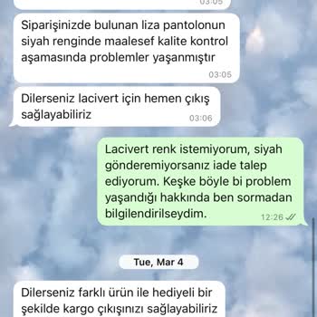Eksik Ürünler Ve Yetersiz İletişim Sorunu