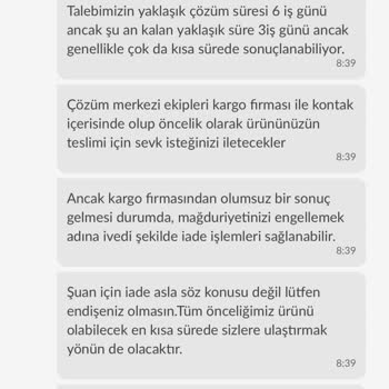 Trendyol Ve Kargo Firmasıyla Yaşanan Teslimat Sorunu