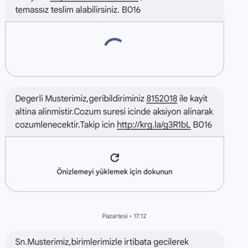 Aras Kargo Ürün Teslimatında Sorun Yaşıyorum