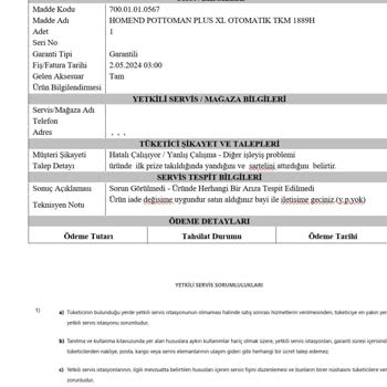 Şok Mağazası'nda Homend Kahve Makinesi Sorunu Ve Uzun Süreli Çözüm Bekleyişi