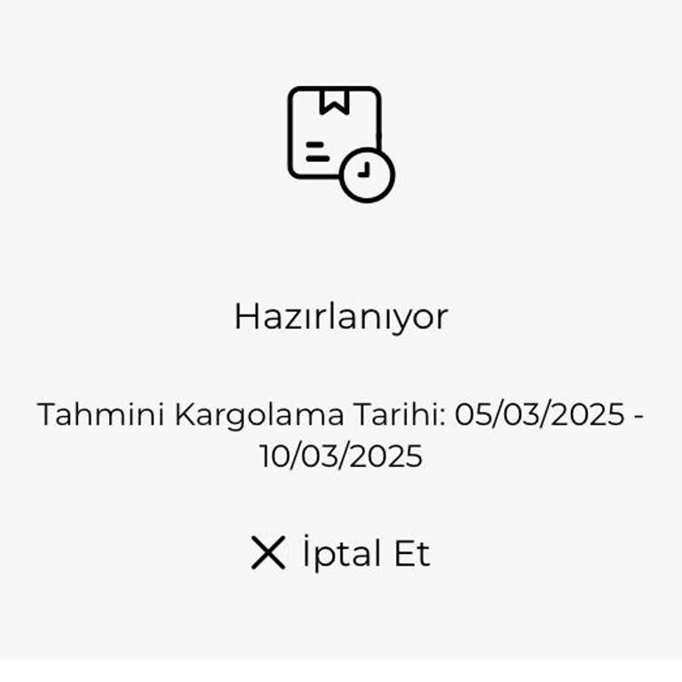 Kargom Nerede? İki Gün Geçti Hala Hazırlanıyor