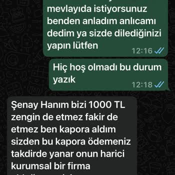 Aldanmayan Hizmet İçin İade Edilmeyen Ücret