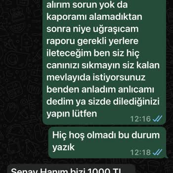 Aldanmayan Hizmet İçin İade Edilmeyen Ücret