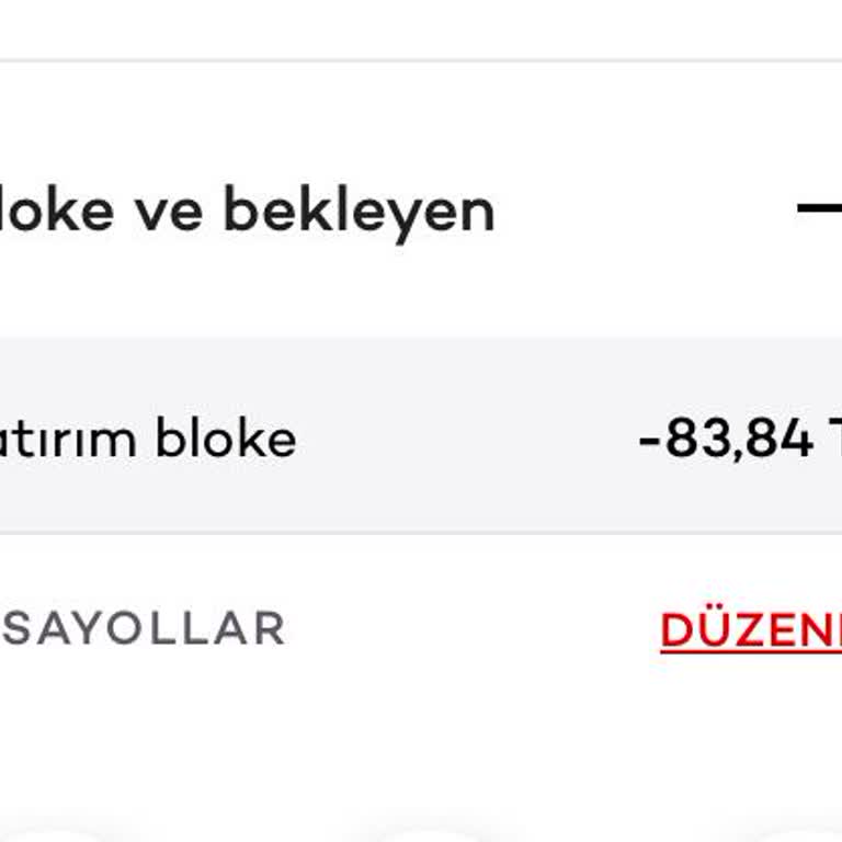 Akbank Yatırım Hesabında Anlaşılmaz Eksi Bloke Sorunu