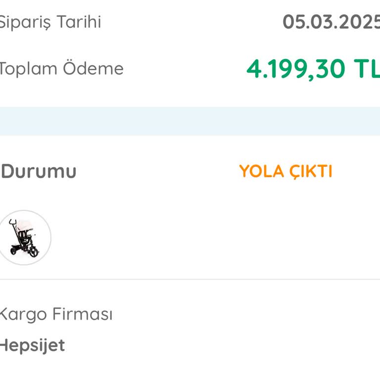Ebebek Ve Hepsijet Kargo Teslimat Sorunu