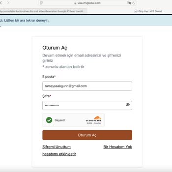 Vize Randevusu Alırken Yaşanan Teknik Sorunlar