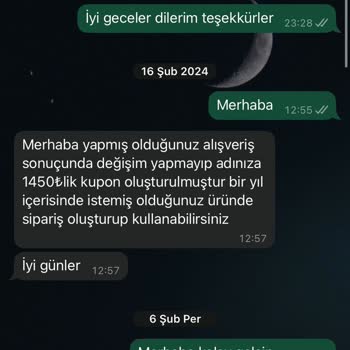 Kupon Süresi Dolmadan Ürün Stok Sorunu Ve İletişimsizlik