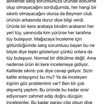 Beymen Club Mont: Tüy Dökme Sorunu Ve Yetersiz Müşteri Hizmeti