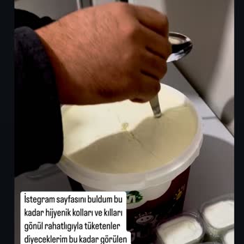 Çakır Süt Ürünleri Ürünleri Hijyenik Değil, Yoğurdun İçinden Kıl Ve Pislik Çıktı!