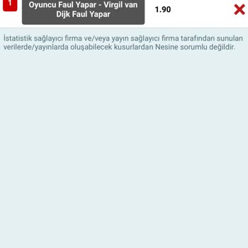Yanlış Faul İstatistiği Yüzünden Kaybedilen Bahis