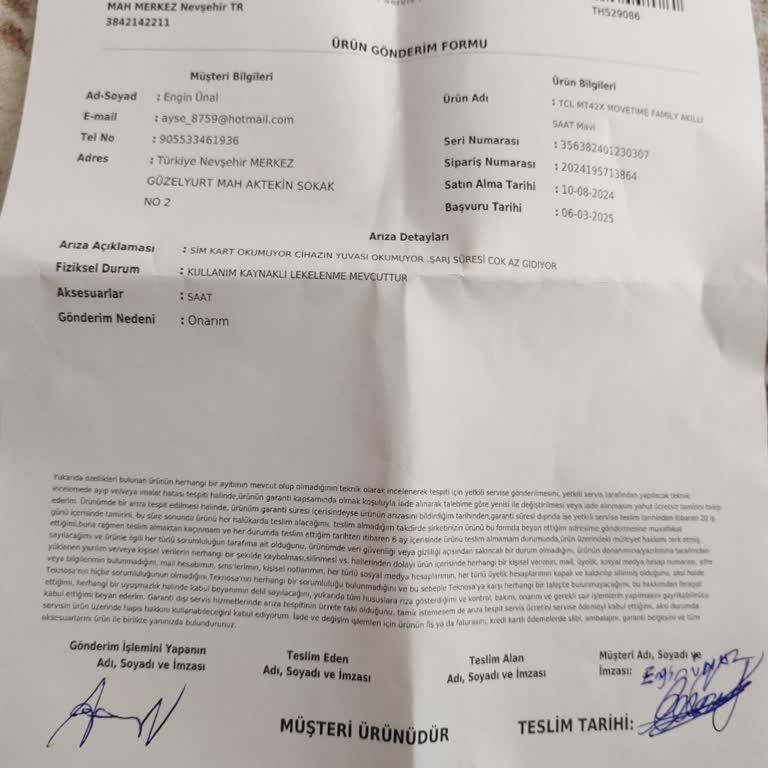 Garanti Kapsamında Reddedilen Akıllı Saat: Müşteri Mağduriyeti Ve Çözüm Arayışı