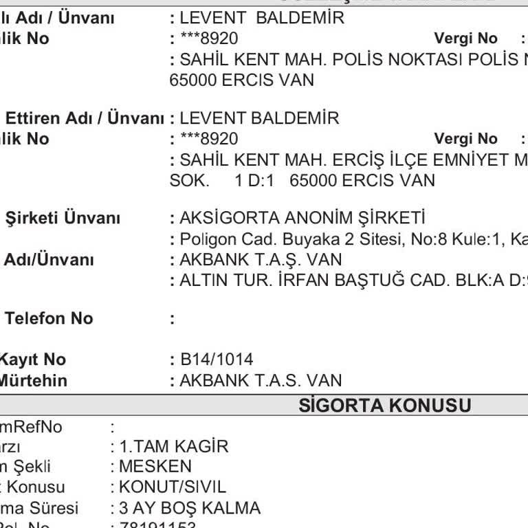 Aksigorta'dan İptal Edilen Poliçe İçin Yenileme Mesajları