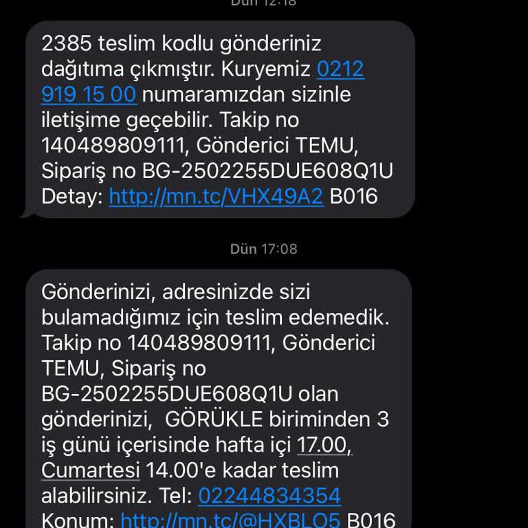 MNG Kargo Görükle Şubesi: Teslim Edilmeyen Kargo Ve İletişim Sorunları