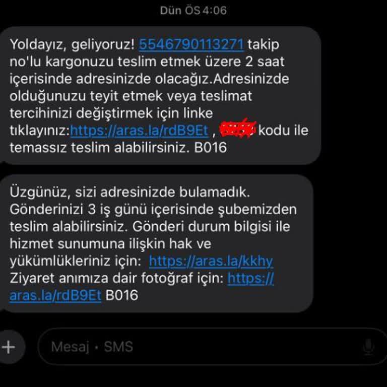 Aras Kargo'nun Teslimat Karmaşası: Adresime Ulaşamayan Paket