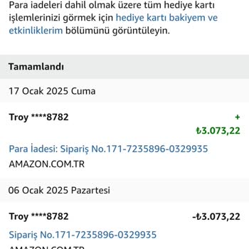 Amazon'dan İade Edilmeyen Dikiş Makinesi Ücreti