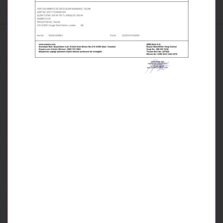 Üyelik Aktivasyonu Ve Para İadesi Sorunu