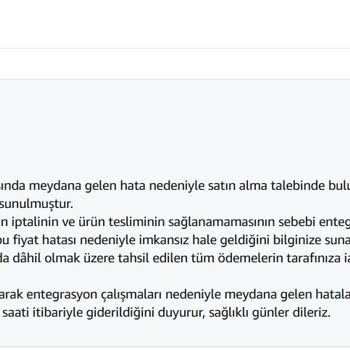 Amazon Ve Satıcı Arasında Kalan Müşteri Mağduriyeti