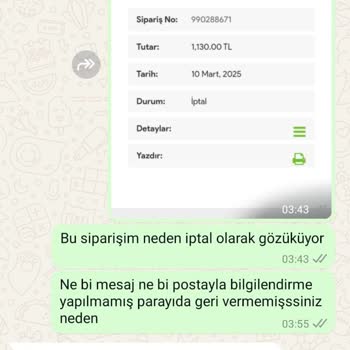 Güven Boşa Çıktı: İptal Edilen Sipariş Ve İade Sorunu