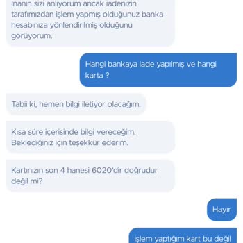 Obilet İade Sorunu: Yanlış Kredi Kartına Para Aktarımı