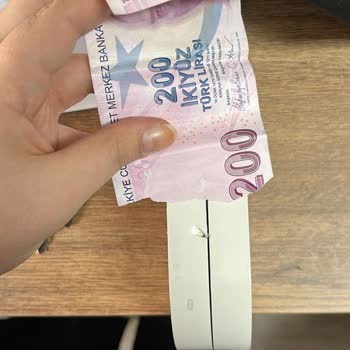 ATM'den Yırtık Para Ve Eksik İade Sorunu