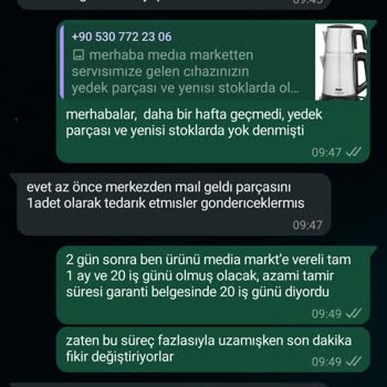 Fakir Çay Makinesi: Garanti Sürecinde Çileli Bekleyiş