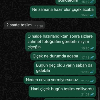 Çiçek Siparişi Sonrası Kayıp Para Ve Ulaşılmaz Satıcı