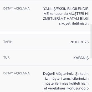 Yanlış Bilgilendirme Sonrası Şok Fatura