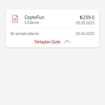 Vodafone'dan Onaysız Cepten Fun Üyeliği Ve 239 TL'lik Şok Fatura