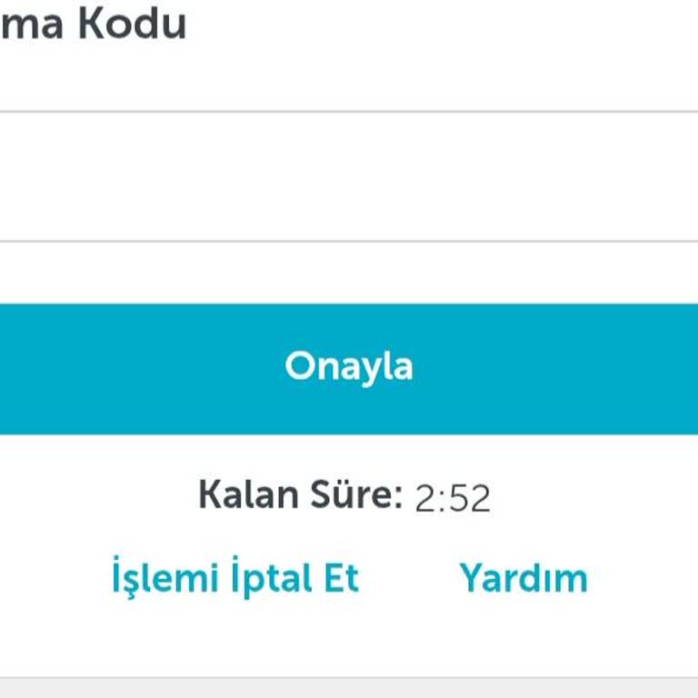 Ziraat Bankası Kartında Onay Kodu Sorunu