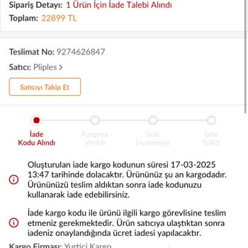 Trendyol'da İptal Ve İade Sorunu