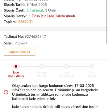 Trendyol'da İptal Ve İade Sorunu