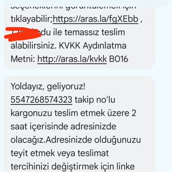 Aras Kargo Teslimat Sorunu: Evde Olmama Rağmen Ulaşmayan Kargolar