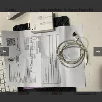 Garanti Kapsamında Olmayan İphone USB Kablosu Sorunu