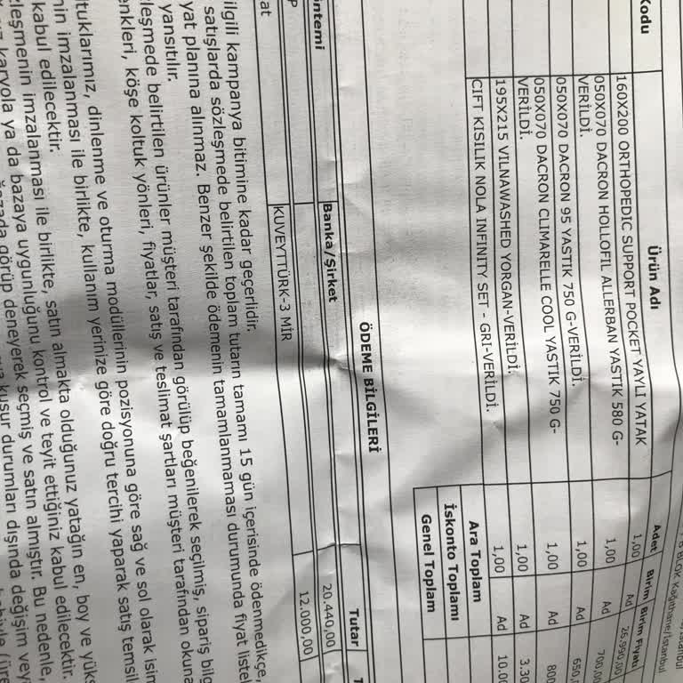 Yanlış Ürün Ve Haksız Kesinti Sorunu