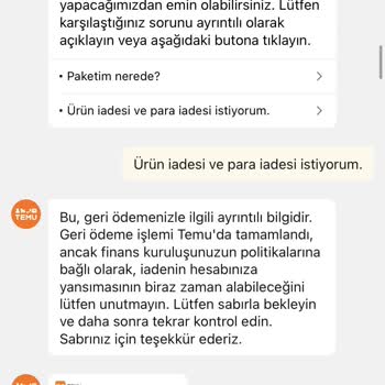 Yanlış Ürün İadesinde İlgisizlik Ve Gecikme
